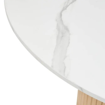 Table à manger D110 Homelya effet marbre Atmosphera - Le Dépôt Bailleul