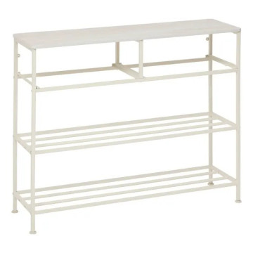 Console 2 tiroirs 2 niveaux Tissa beige 5five - Le Dépôt Bailleul