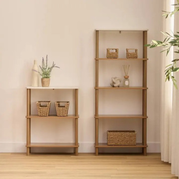 Etagère 3 niveaux plateau effet pierre Côme 5five - Le Dépôt Bailleul