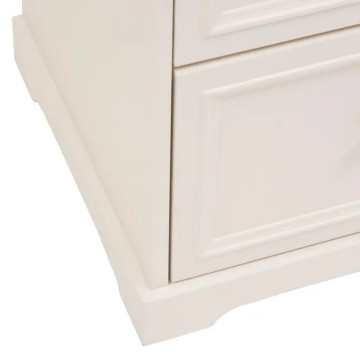 Commode 3 tiroirs Mohea ivoire Atmosphera - Le Dépôt Bailleul