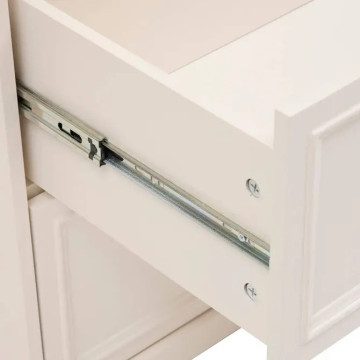 Commode 3 tiroirs Mohea ivoire Atmosphera - Le Dépôt Bailleul