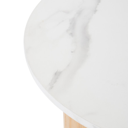 Table basse D45 Homelya effet marbre Atmosphera - Le Dépôt Bailleul