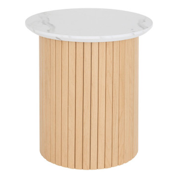 Table basse D45 Homelya effet marbre Atmosphera - Le Dépôt Bailleul