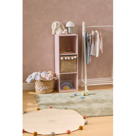Etagère 3 cases Mix rose Atmosphera - Le Dépôt Bailleul