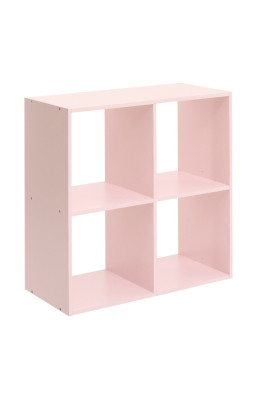 Etagère 4 cases Mix rose...