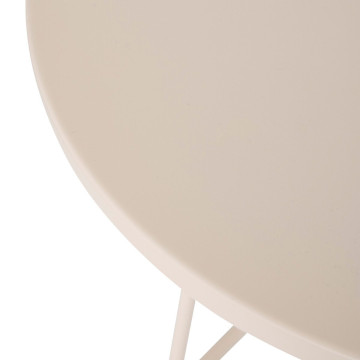 Table à café D38 cm Latte métal beige Atmosphera - Le Dépôt Bailleul