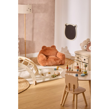 Fauteuil pour enfant Mamad ourson terracotta Atmosphera - Le Dépôt Bailleul