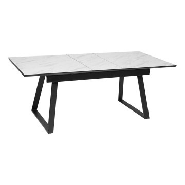 Table à manger 160/200 x 90 cm extensible Camburi Atmosphera - Le Dépôt Bailleul
