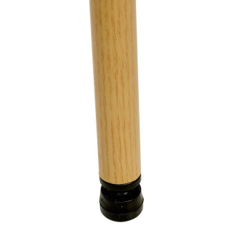 Chaise Neora tissu ocre pieds métal effet bois Atmosphera - Le Dépôt Bailleul