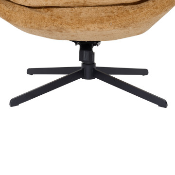 Fauteuil bas pivotant Stelan ambre Atmosphera - Le Dépôt Bailleul