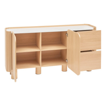 Buffet 2 portes 2 tiroirs Homelya Atmosphera - Le Dépôt Bailleul