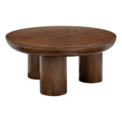 Table basse D90 cm Stambh manguier Atmosphera - Le Dépôt Bailleul