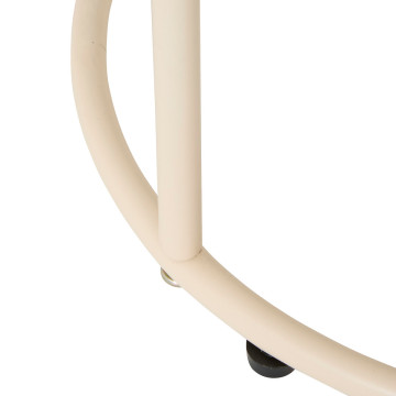 Table à café Juna D33 cm beige Atmosphera - Le Dépôt Bailleul