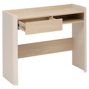 Console 1 tiroir 1 niche Roundy 100 cm ivoire 5five - Le Dépôt Bailleul