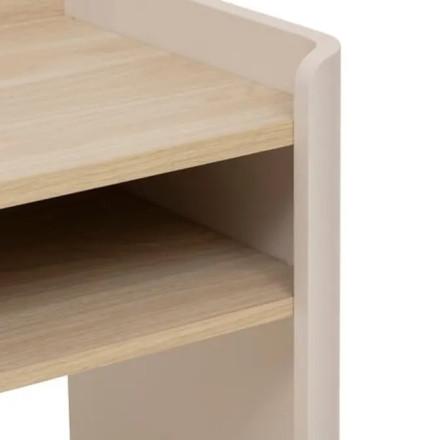 Console 1 tiroir 1 niche Roundy 100 cm ivoire 5five - Le Dépôt Bailleul