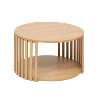 Table basse 2 niveaux Slat tasseaux 60 cm 5five - Le Dépôt Bailleul