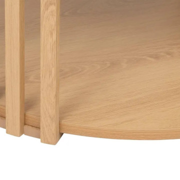 Table basse 2 niveaux Slat tasseaux 60 cm 5five - Le Dépôt Bailleul