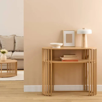 Console 1 étagère Slat tasseaux 100 cm 5five - Le Dépôt Bailleul