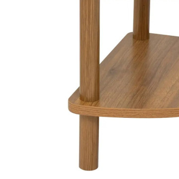 Etagère d'angle 3 niveaux plateau effet pierre Côme 5five - Le Dépôt Bailleul