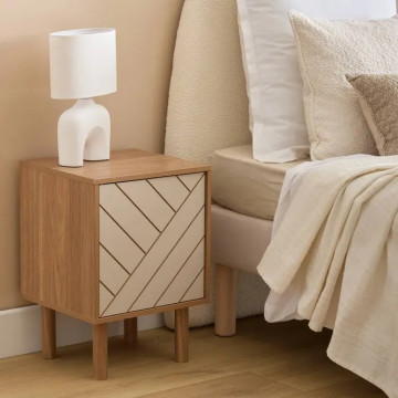 Table de chevet 1 porte Mix'n'Match MDF 5five - Le Dépôt Bailleul