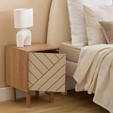 Table de chevet 1 porte Mix'n'Match MDF 5five - Le Dépôt Bailleul