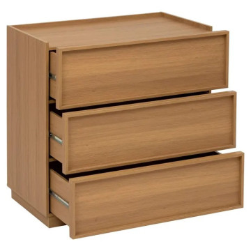 Commode 3 tiroirs Framy 80 cm 5five - Le Dépôt Bailleul