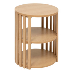Table d'appoint 1 étagère Slat tasseaux 40 cm 5five - Le Dépôt Bailleul