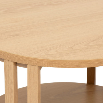 Table d'appoint 1 étagère Slat tasseaux 40 cm 5five - Le Dépôt Bailleul