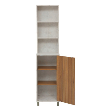 Colonne 1 porte Côme 168 cm effet travertin 5five - Le Dépôt Bailleul