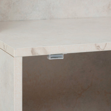 Colonne 1 porte Côme 168 cm effet travertin 5five - Le Dépôt Bailleul