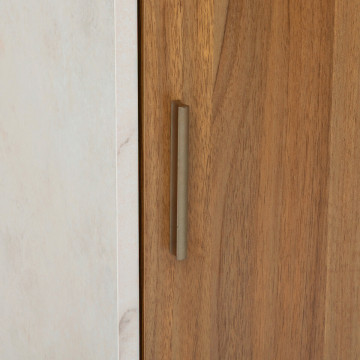 Colonne 1 porte Côme 168 cm effet travertin 5five - Le Dépôt Bailleul