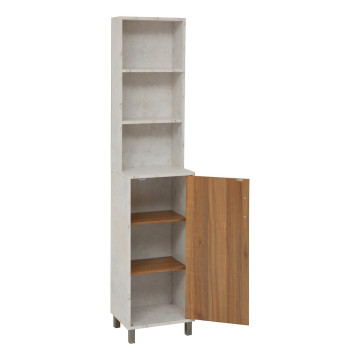 Colonne 1 porte Côme 168 cm effet travertin 5five - Le Dépôt Bailleul