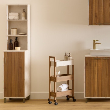 Colonne 1 porte Côme 168 cm effet travertin 5five - Le Dépôt Bailleul