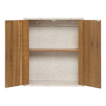 Meuble haut 2 portes Côme effet travertin 5five - Le Dépôt Bailleul