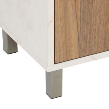 Colonne 2 portes Côme 194 cm effet travertin 5five - Le Dépôt Bailleul