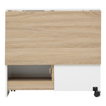 Table pliante Eat Up 120,5 cm blanc 5five - Le Dépôt Bailleul