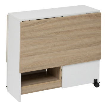 Table pliante Eat Up 120,5 cm blanc 5five - Le Dépôt Bailleul