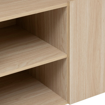 Buffet 2 portes Roundy 110 cm ivoire 5five - Le Dépôt Bailleul