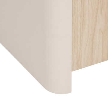 Buffet 2 portes Roundy 110 cm ivoire 5five - Le Dépôt Bailleul