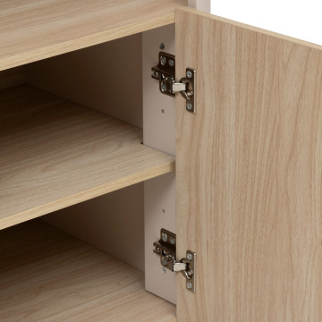 Buffet 2 portes Roundy 110 cm ivoire 5five - Le Dépôt Bailleul