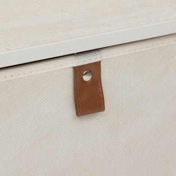 Commode basse 5 tiroirs Tissa beige 5five - Le Dépôt Bailleul