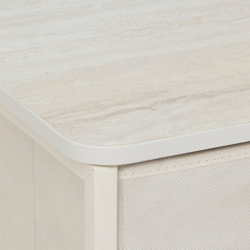 Commode basse 5 tiroirs Tissa beige 5five - Le Dépôt Bailleul