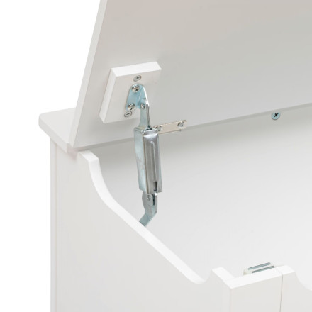 Coffre à jouets enfant couronne blanc Atmosphera - Le Dépôt Bailleul