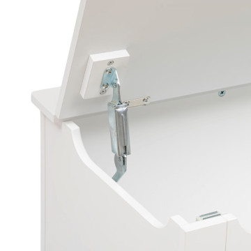 Coffre à jouets enfant couronne blanc Atmosphera - Le Dépôt Bailleul