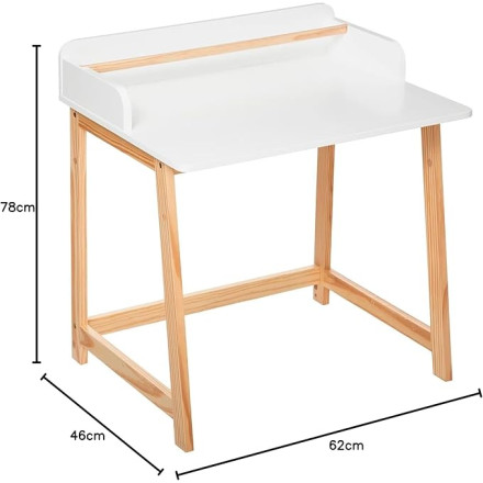 Bureau enfant blanc avec dérouleur Atmosphera - Le Dépôt Bailleul