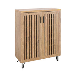 Meuble à chaussures 2 portes Ossia 6 niveaux - Le Dépôt Bailleul