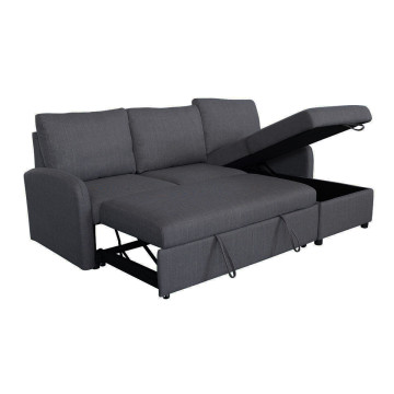 Canapé d'angle réversible convertible Jade gris - Le Dépôt Bailleul