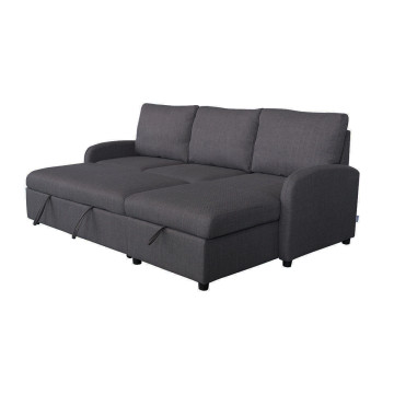 Canapé d'angle réversible convertible Jade gris - Le Dépôt Bailleul