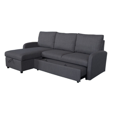 Canapé d'angle réversible convertible Jade gris - Le Dépôt Bailleul