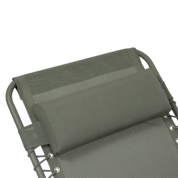 Fauteuil détente d'extérieur Hespéride Silos vert laurier - Le Dépôt Bailleul